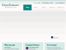 Tablet Screenshot of candiawomansgroup.org